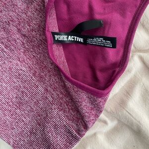 Victoria's Secret Pink Active Maroon sports bra